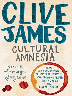cover image of Cultural Amnesia